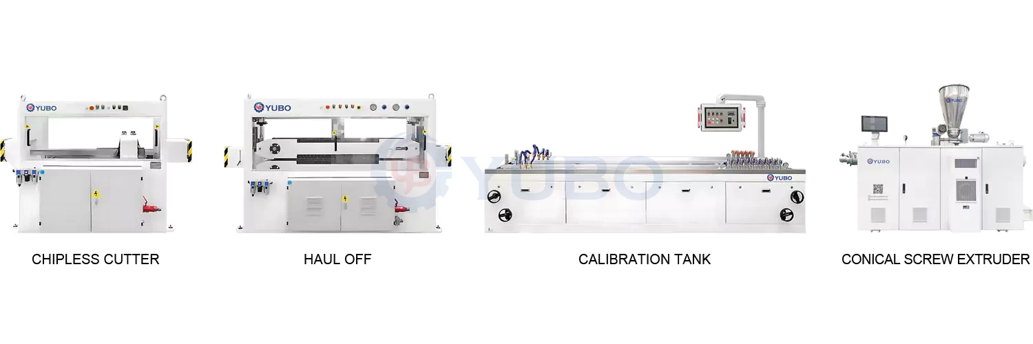 PVC WOOD/PE WOOD/PVC PROFILE EXTRUION LINE